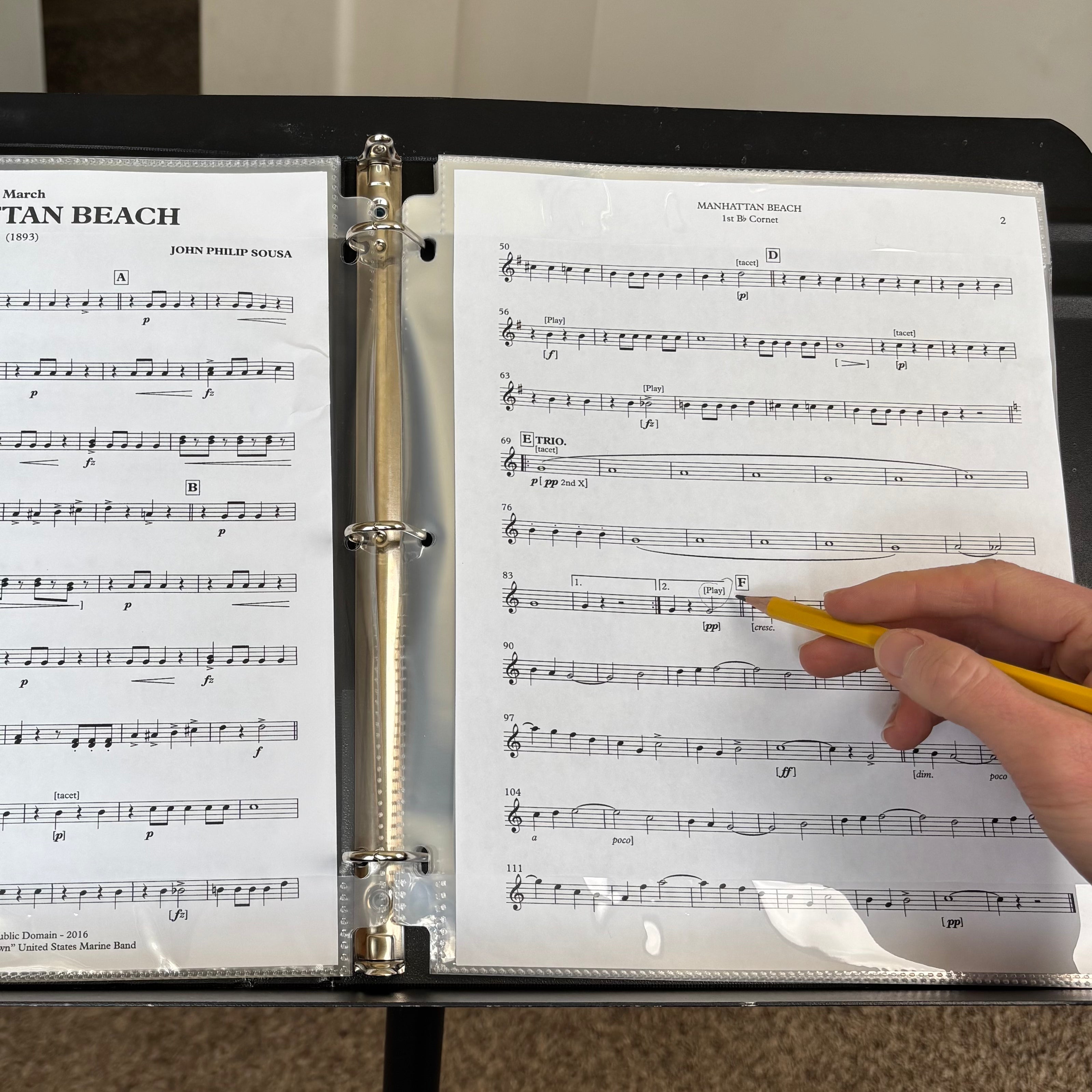 Writable Sheet Music Protectors
